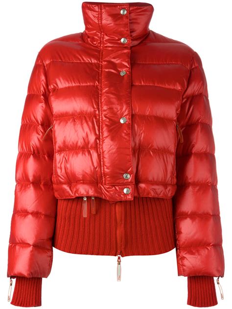 dior cropped puffer jacket|DIOR .